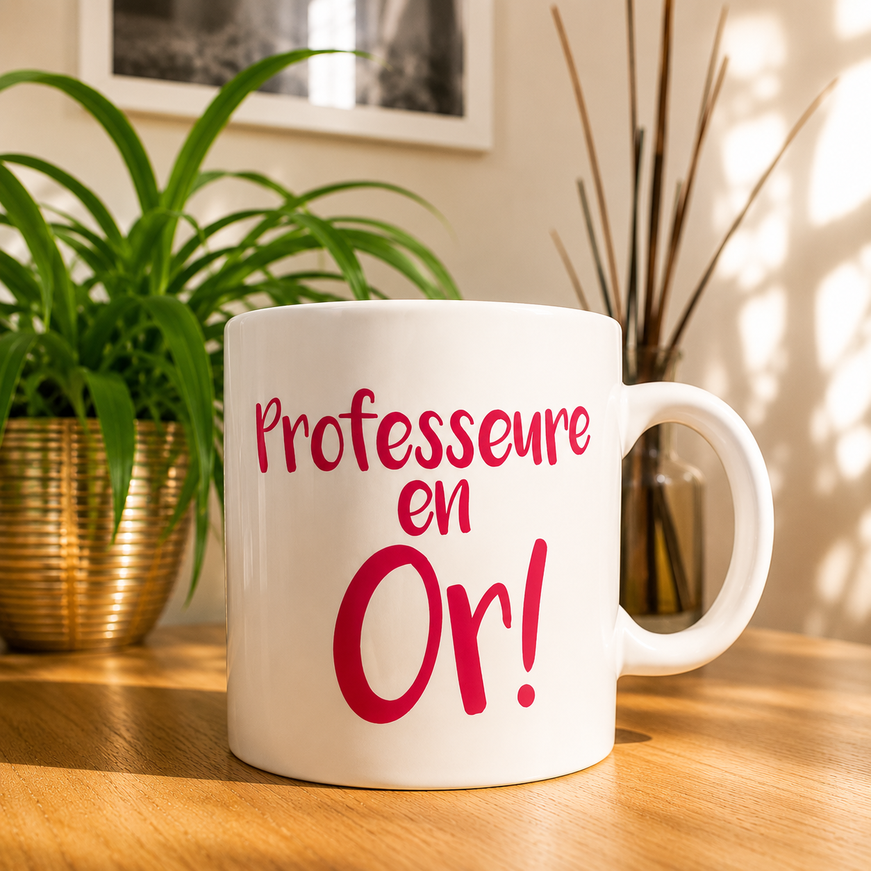 Autocollant Éducatrice en or pour tasse | Cadeau éducatrice