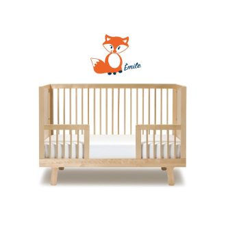 Autocollant mural pour enfant - renard