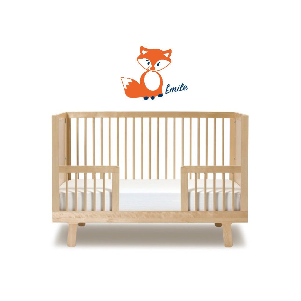 Autocollant mural pour enfant - renard