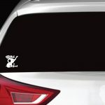 Autocollant voiture - bébé à bord - éléphant