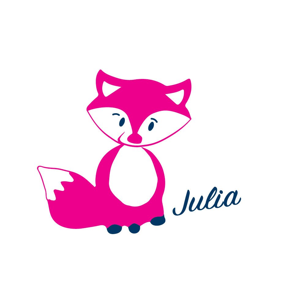 Autocollant mural pour enfant - renard – Image 3