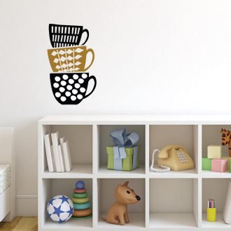 Autocollant mural - tasse de café - tasse de thé