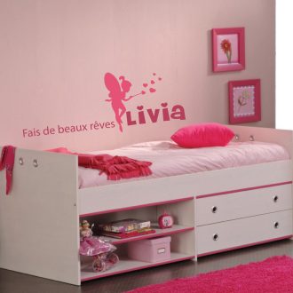 Autocollant mural - fée fais de beaux rêves