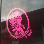 Autocollant voiture - bébé à bord - pouliche à bord - mignonne à bord