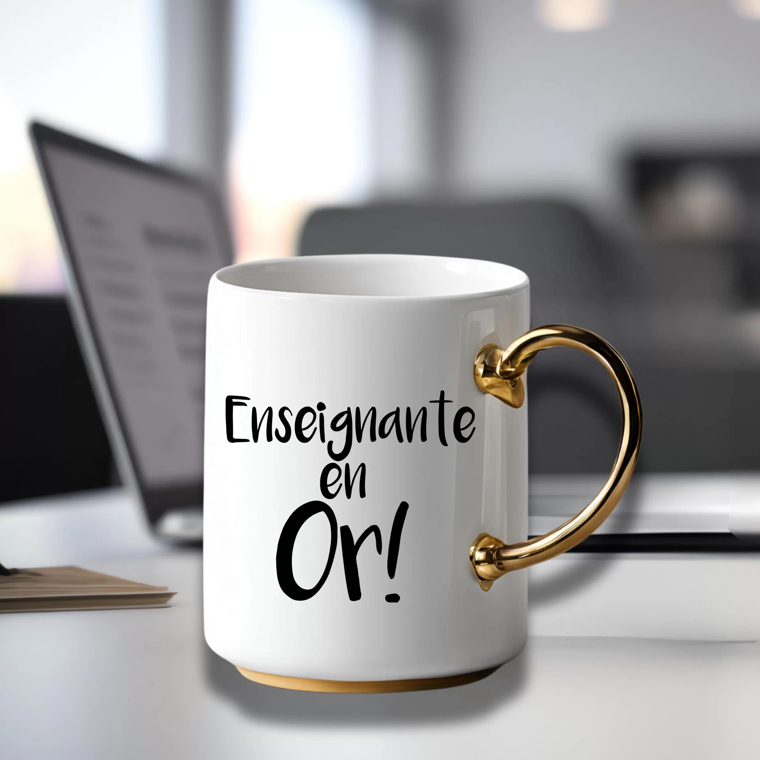 Autocollant Éducatrice en or pour tasse | Cadeau éducatrice – Image 2