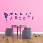 Autocollant mural pour enfant - fée