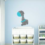 Autocollant mural - hippopotame