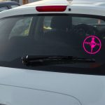 Autocollant voiture - maman à bord