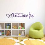 Autocollant mural - Il était une fois