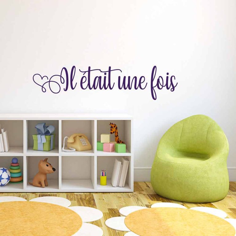Autocollant mural - Il était une fois