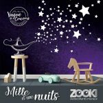 Autocollant mural - Lampe magique et étoiles