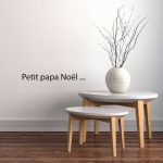 Autocollant mural - Petit papa Noël