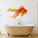 Autocollant mural - Poisson rouge